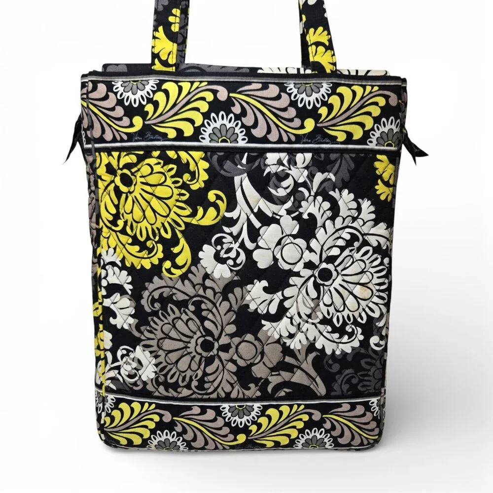 Vera Bradley Baroque Quilted Laptop Bag Checkpoint Friendly Bi-Fold Commuter
